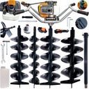 БЕНЗИНОВАЯ БУРОВАЯ СТАНКА НАБОР ШНЕКОВЫХ БУРОВ