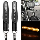 UNIVERSALES LUCES DIRECCIONALES MOTOCICLETA 12X DIODO LUMINOSO LED DINÁMICO FLOTANTE 2 PIEZAS 