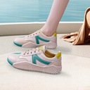 Dámske topánky na platforme šnurovacie topánky do Názov farby výrobcu jako zdjęcie