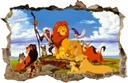 Король Лев Король Лев Наклейка на стену 50x33 #113