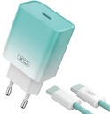 XO ŁADOWARKA SIECIOWA 30W Quick Charge 3.0 OMBRE + KABEL USB-C - USB-C