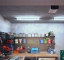 4 светодиодных светильника для гаража, герметичный потолок для мастерской, 70 Вт, 150 см, прочный