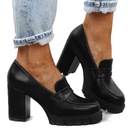 Туфли женские черные, матовые, удобные, устойчивые, размер 168-555, 39 размер.