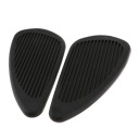 LEFT & RIGHT BAKAS TRACTION SIDE PADS NON GAS KNEE HOLD STICKERS RACER ЧОРНИЙ  фото 7