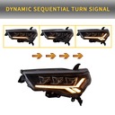 UNIDAD FAROS COMPLETO DIOPARA LUMINOSO LED PARA FAROS PARTE DELANTERA TOYOTA 4 RUNNER 2014-2023 