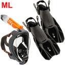 ПОЛНОЛИЦЕВАЯ МАСКА OCEAN REEF ARIA QR+ DUO FINS