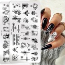 PICT YOU Christmas Nail Stamping Plates Xmas Waga produktu z opakowaniem jednostkowym 1 kg