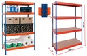 DUZY, STABILNY, POTENTE REGAL AR-SHELVING 1200 KG 