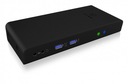 Док-станция IcyBox IB-DK2251AC для ноутбука DisplayLink, 2 x HDMI