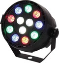 Reflektor LED PAR 12x 1W RGBW DMX mocny kompaktowy