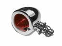 MINI TYLNA LAMPA TYŁ UNIWERSALNA CHROM METAL JAJKO