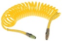 CABLE NEUMÁTICO SPIRALNY M16 AMARRILLO SILICONA 