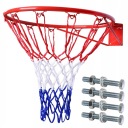 БОЛЬШОЕ БАСКЕТБОЛЬНОЕ КОЛЬЦО, СТАБИЛЬНОЕ, ПРОЧНОЕ, 45 см, СЕТОЧНАЯ КОРЗИНА