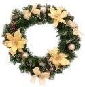 РОЖДЕСТВЕНСКИЙ ВЕНОК GOLD CREED 40 см ГИРЛАНД
