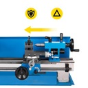 Токарный станок по металлу VEVOR 7x14 дюймов, 550 Вт, 2500 об/мин