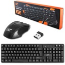 НАБОР БЕСПРОВОДНАЯ КЛАВИАТУРА-МЫШЬ, ЧЕРНАЯ ТОНКАЯ