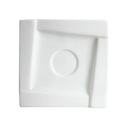 KUBIKO Блюдце белое 11,5 см AMBITION