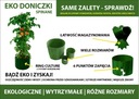 Kvetináče Spinané 25x25 na pestovanie zeleniny - 10 ks- SUPER KVALITA Tvrdé PVC Kód výrobcu Doniczki Spinane 25x25 - Super Jakość