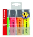 Хайлайтеры STABILO BOSS NEON (4 шт.)