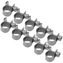 10PCS ХОМУТ SLIMAKOWA ЗАЖИМНЫЙ СТАЛЬ НЕРЖАВЕЙКА 8-10MM SKRECANA NA ШЛАНГИ  фото 6
