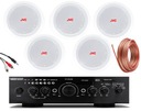 ПОТОЛОЧНАЯ АУДИОСИСТЕМА JVC ДВУХПОЛОСНЫЕ ДИНАМИКИ РАДИОУСИЛИТЕЛЬ BLUETOOTH USB