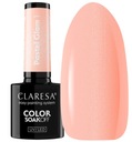CLARESA PASTEL GLAM 1 PEACH HYBRID NAIL БЛЕСК ДЛЯ ГУБ С ЖЕМЧУГОМ