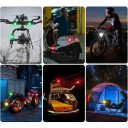 WIRELESS HEADLIGHT FLASHER LED STURDY 8 COLORS 4 SZT. CONSOLE  photo 7