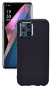 Матовый черный матовый задний чехол для Oppo Find X3