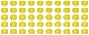 LEGO 98138 Плитка круглая 1x1 Транс желтая 50шт. Новый