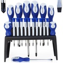 F НАБОР ОТВЕРТОК ПОДСТАВКА ДЛЯ ОТВЕРТОК 18 ШТ. МАГНИТ