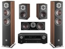 DALI OBERON DARK WALNUT KINO 5.0 S DENON AVC-S660H