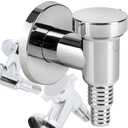 СИФОН ДЛЯ СТИРАЛЬНОЙ МАШИНЫ, НАВЕРХНОСТНЫЙ, ХРОМИРОВАННЫЙ, 32мм, СЛИВ, ХРОМ, СТИРАЛЬНЫЕ МАШИНЫ ПОСУДОМОЕЧНЫЕ МАШИНЫ