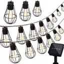 СОЛНЕЧНЫЕ САДОВЫЕ ЛАМПЫ ЦЕПЬ НАРУЖНЫХ ЛАМПОЧЕК