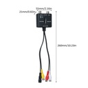 Mini RF Modulator AV do RF Modulator Wyjście NTSC CH3 Kanały D7