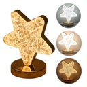 LAMPKA NOCNA KRYSZTAŁOWA LED GWIAZDA LAMPA STOŁOWA