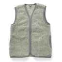 ЖИЛЕТ МУЖСКОЙ, 100% МЕРИНОСОВАЯ ШЕРСТЬ, L СЕРЫЙ