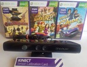 СЕНСОР KINECT XBOX360 + 12 KINECT ADVENTURES THE GUNSTRINGER JOY RIDE GAMES