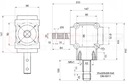 ENGRANAJE ANGULAR DE HIERRO COLADO 1:1,14 HYDROLIDER 