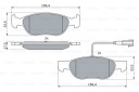 0986424362 BOSCH PLAQUETTES FREIN DROIT BRAVO,BRAVA 18 95- BOSCHphoto 12