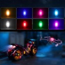 WIRELESS HEADLIGHT FLASHER LED STURDY 8 COLORS USB 6 STUFF  photo 6