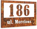 TABLICA ADRESOWA METAL NUMER DOMU POSESJI dibond