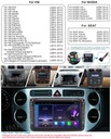 RADIO 2DIN ANDROID VW GOLF 5 V 6 VI PASSAT B6 B7 TIGUAN TOURAN CC 2GB/64GB 