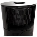 КОМПЛЕКТ: отдельно стоящая печь KOZA ROLLO Wysoki black с АККУМУЛИРУЮЩИМИ ДИСКАМИ
