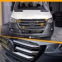 НАКЛАДКИ РЕШІТКИ РАДІАТОРА ПЕРЕДНЬОЇ MERCEDES-BENZ SPRINTER PRE-FL 2006-2013  (18443480967) фото min 6