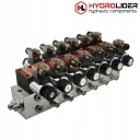 РОЗПОДІЛЮВАЧ ГИДРАВЛІЧНИЙ ЕЛЕКТРИЧНИЙ 6 SEK 40L 12V + 3X ДЖОЙСТІК HYDROLIDER  (17549758287) фото min 4