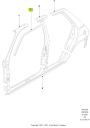 КРІПЛЕННЯ - УЩІЛЬНЮВАЧ ЛІВА FORD FIESTA 1995-2002 (DX) OE 1044486  (17143804621) фото min 12