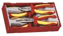 НАБОР ИЗОЛИРОВАННЫХ ЩИПЦОВ TENGTOOLS 1000В, 4 ЭЛЕМЕНТА.