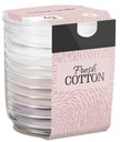 BISPOL Свеча в рифленом стекле Fresh Cotton