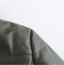 Dámsky zimný hrejivý vetruodolný kožený puffer so stojačikom na bundu, XL Veľkosť XL