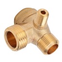 SOUPAPE INVERSE EN LAITON 1 SPOSOB RÉGLABLE CONNEXION ACCESSOIRES VERS POMPE AIR 1/2X3/8X10photo 10